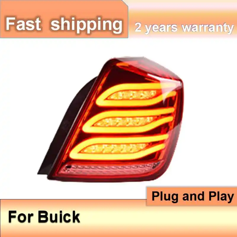 Akcesoria samochodowe do Buick Opel Excelle Tail Light 2003-2007 Opel Taillight Rear Tail Lights DRL Fog Brake Turn Signal Reversing