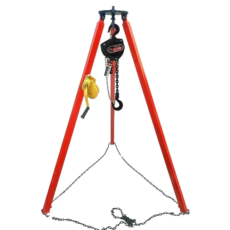 

Safety rescue Tripod Hoist bracket electric hoist lifting triangle bracket hand hoist lifting tripod