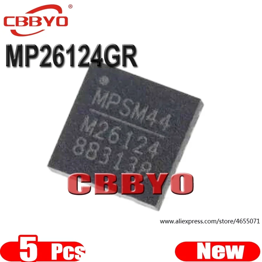 (5piece)100% New MP26124GR-Z MP26124GR MP26124 M26124 QFN-16 Chipset