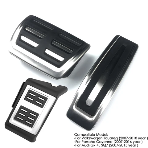 Для Audi Q7 4L (07-15) / Volkswagen Touareg 07-18 / Porsche Cayenne 07-16 Автомобильные аксессуары Подставка для ног газового тормоза Dead Pedal Cover