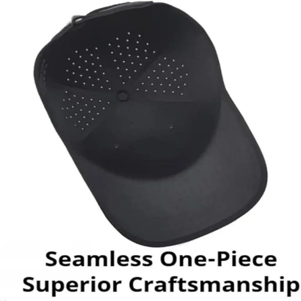New Design Seamless Baseball Cap Packable Lightweight Sports Hat Quick Drying Breathable Visor Cap