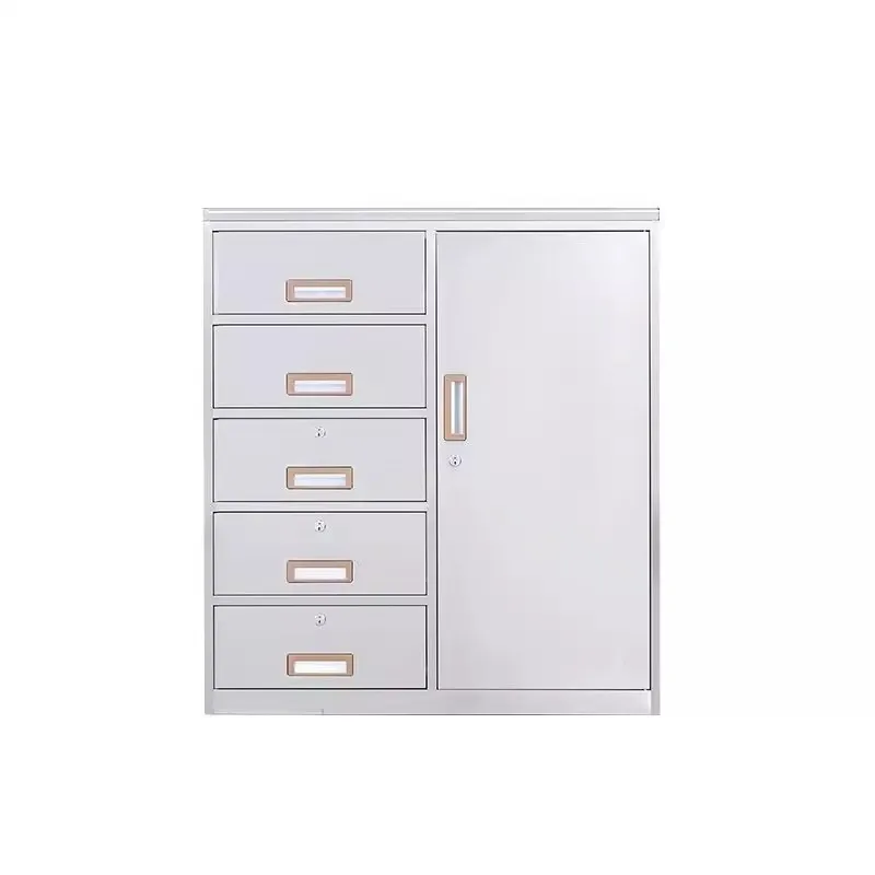 

Шкаф из нержавеющей стали, картотека, шкафчик для хранения с двойной дверью, шкаф для хранения вещей