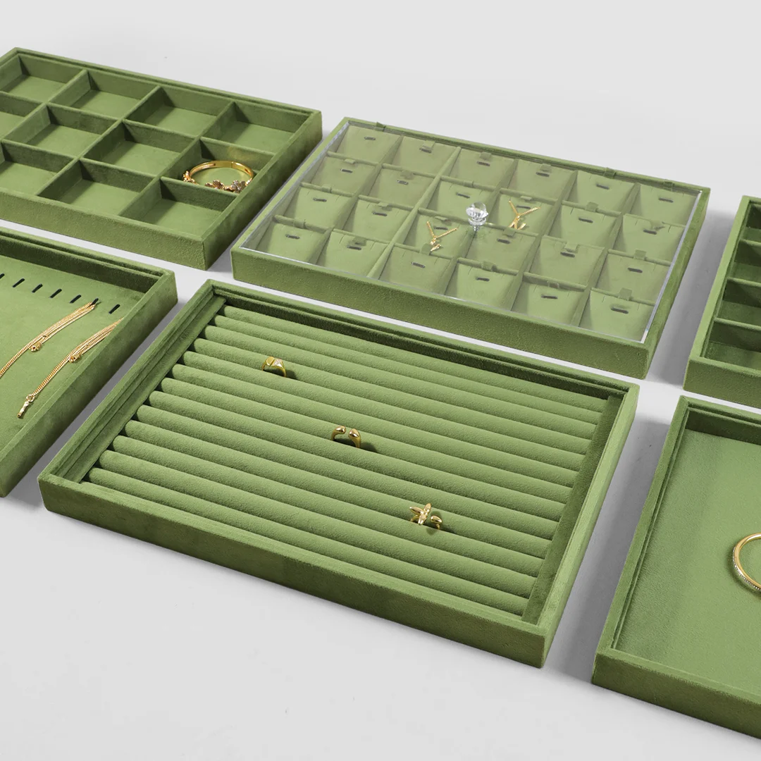 

Высококачественный бархатный лоток для хранения ювелирных изделий, браслет, кольцо, хрустальный браслет, лоток для дисплея, реквизит