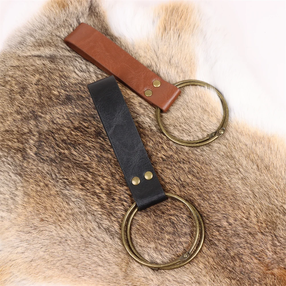 Cosplay Middeleeuwse Retro Riem Renaissance Koperen Munt Heuptas Viking Ridder Rok Clip Sleutelhanger Halloween Rollenspel Prop