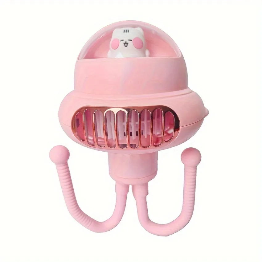 

2024 Hot Creative Stroller Fan Leafless Portable Octopus Fan Space Capsule Multi-function Silent Small Fan Wholesale