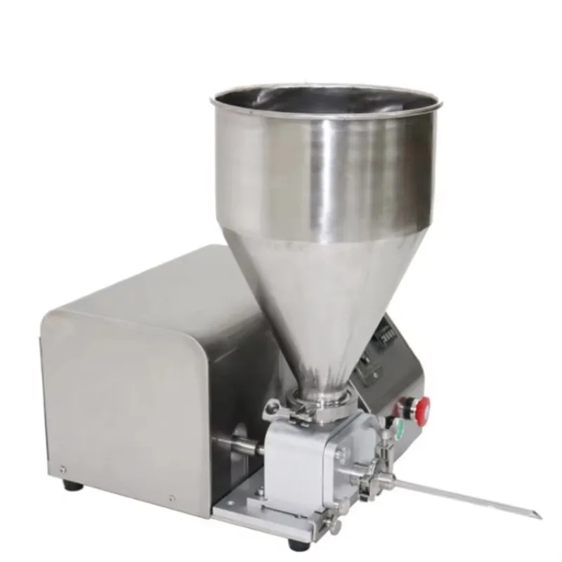 

China Manual Bread Biscuit Donut Cream Filling Injector Injecting Machine Cream Jar Filling Machine