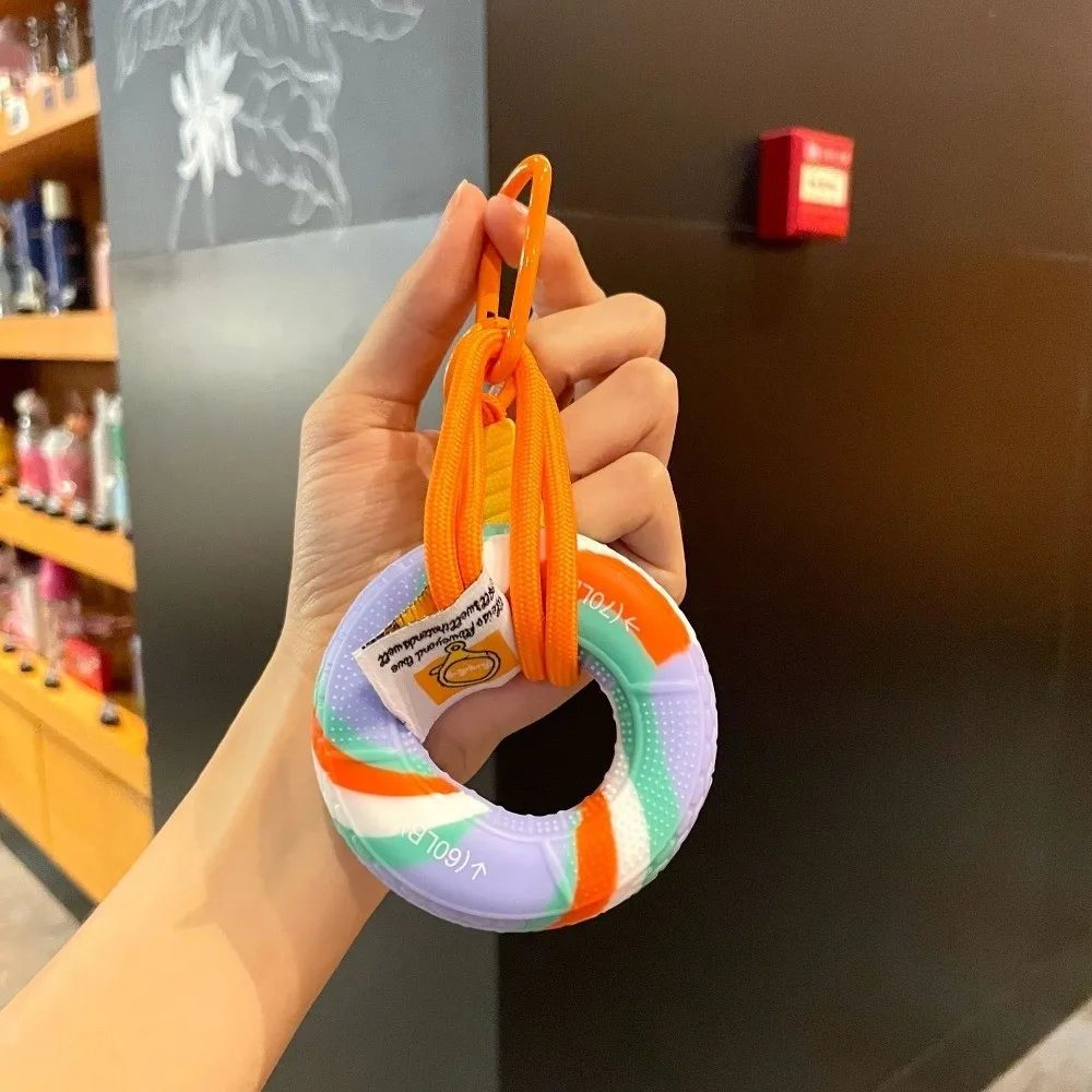 Portable Silicone Hand Trainer Keychain 6 Colors Available Multi-colors Finger Gripper Ring Keyring Compact Size Lightweight