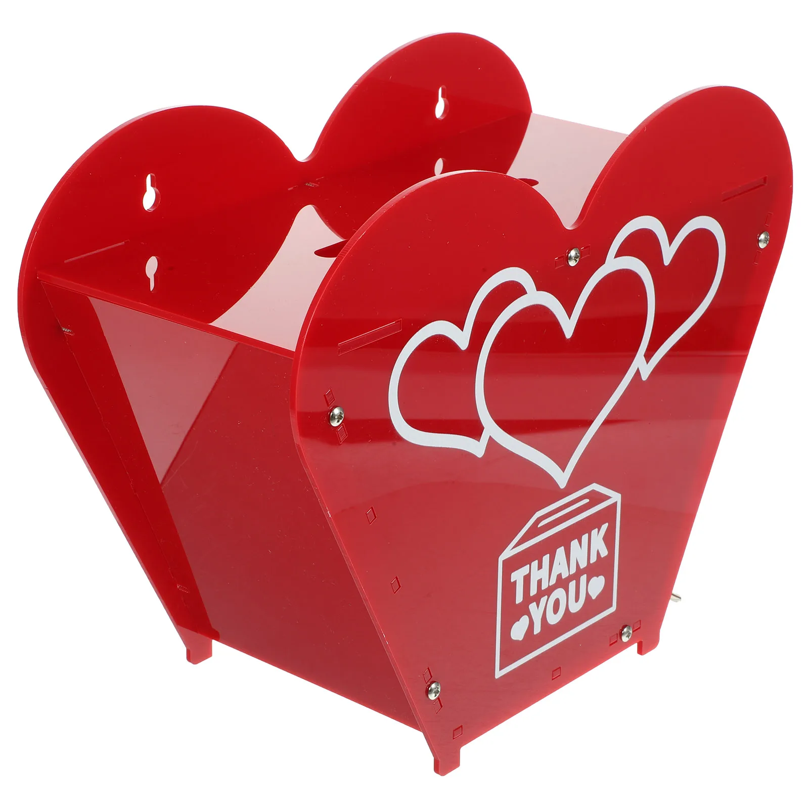 

Donation Box Small 7xW12xH22cm Safe Practical Storage Acrylic Charity Suggestion Desktop Collection Multi function