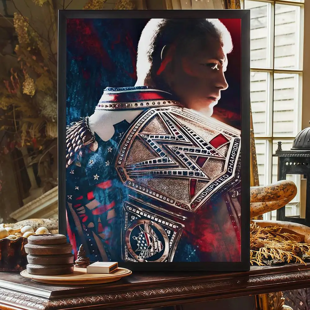 Wwe Game C- Cody R-Rhodes ملصقات عتيقة ورق أبيض لاصق يطبع ملصقات فنية ملصقات جدار