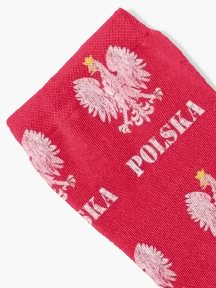 Vintage Poland Polish Flag - Polish Eagle Socks New year's designer christmas gift Man Socks Women's