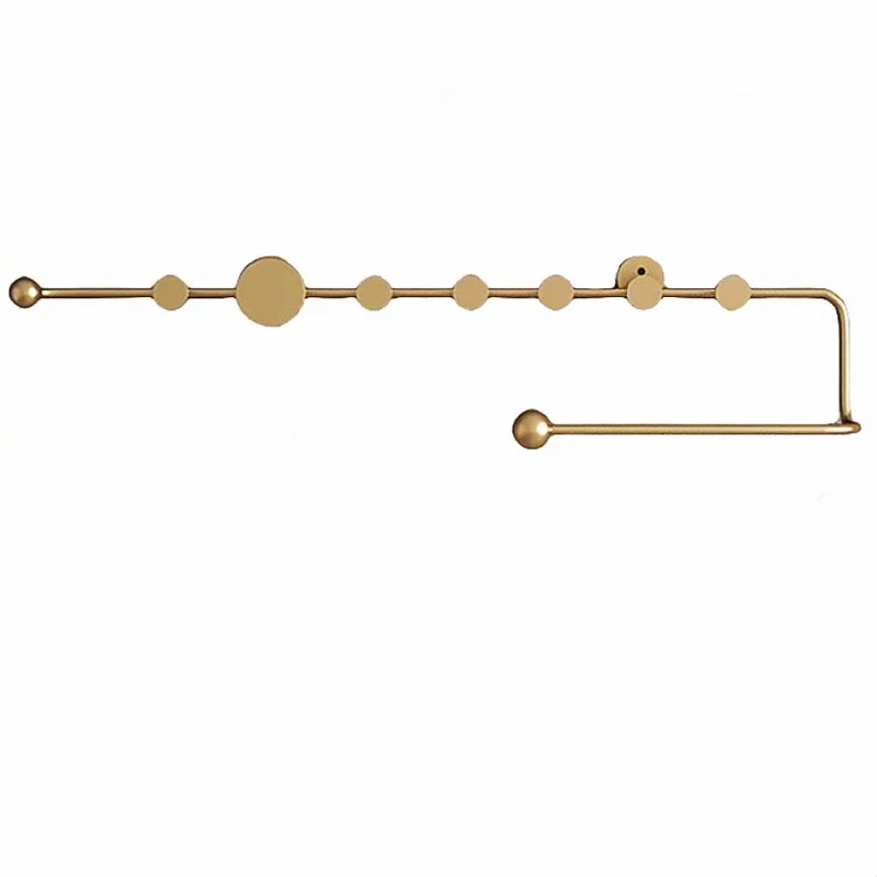 Nordic Light Luxury Coat Rack, Bedroom Hanger, Wall Decoration, Bathroom Wall Hanging Porch, Cloakroom, Door Hanging Hanger