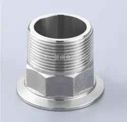 Tri-clamp X Male adapter 1.5'' tri clamp X 1