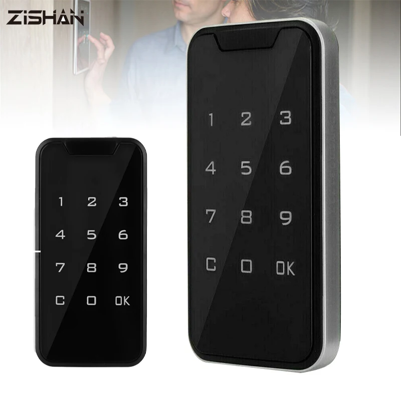 

Anti Theft Zinc Alloy Touch Screen Digital Smart Protection Electronic Safety Password Lock Door Drawers Keypad Cabinet Code