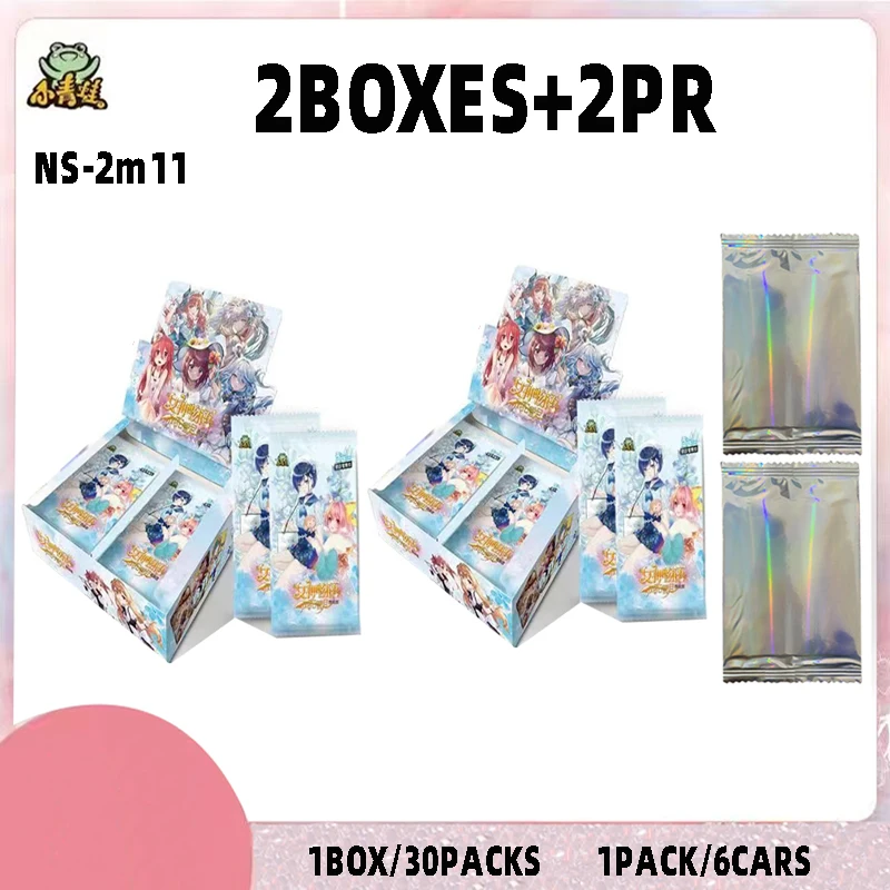 Wholesale 2 boxes Goddess Story Ns-2m11 Cards Prmo Packs Girl Party Booster Box Rare Collection Card Children\'s Toy Gift