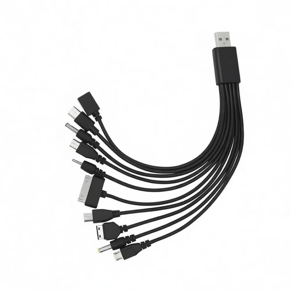 Universal USB To Type C Multi Charging Wire Adapter Power Cable For Smartphone Tablet Rapid Fast Charger Accessory