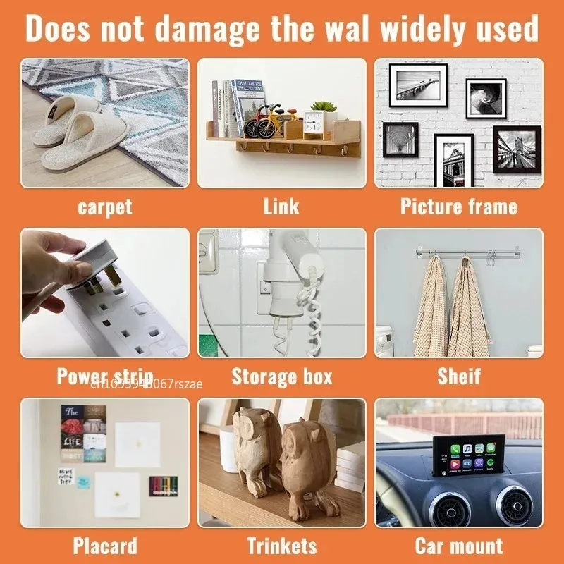 شريط نانو مزدوج الجوانب عالي اللزوجة وقابل لإعادة الاستخدام وشفاف بدون بقايا لا يستخدم لتثبيت البلاستيك لتزيين المكتب المنزلي