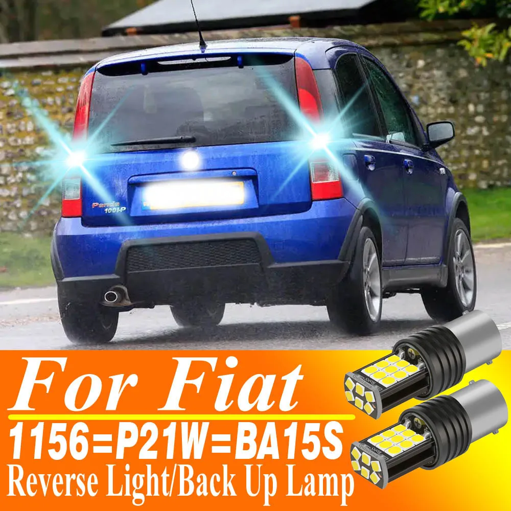 

2pcs BA15S 1156 P21W Led Back Up Lamp Bulb Reverse Light 7506 5008 Rear Fog Light Canbus 12v For Fiat Grande Punto Panda Bravo 2
