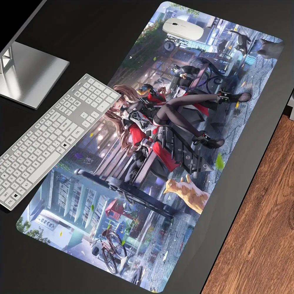 

rknights Angelina Mousepad HD Anime Durable Desk Mat Game Mouse Mat With Lock Edge Prime XXL Keyboard Pad Gaming Accessories