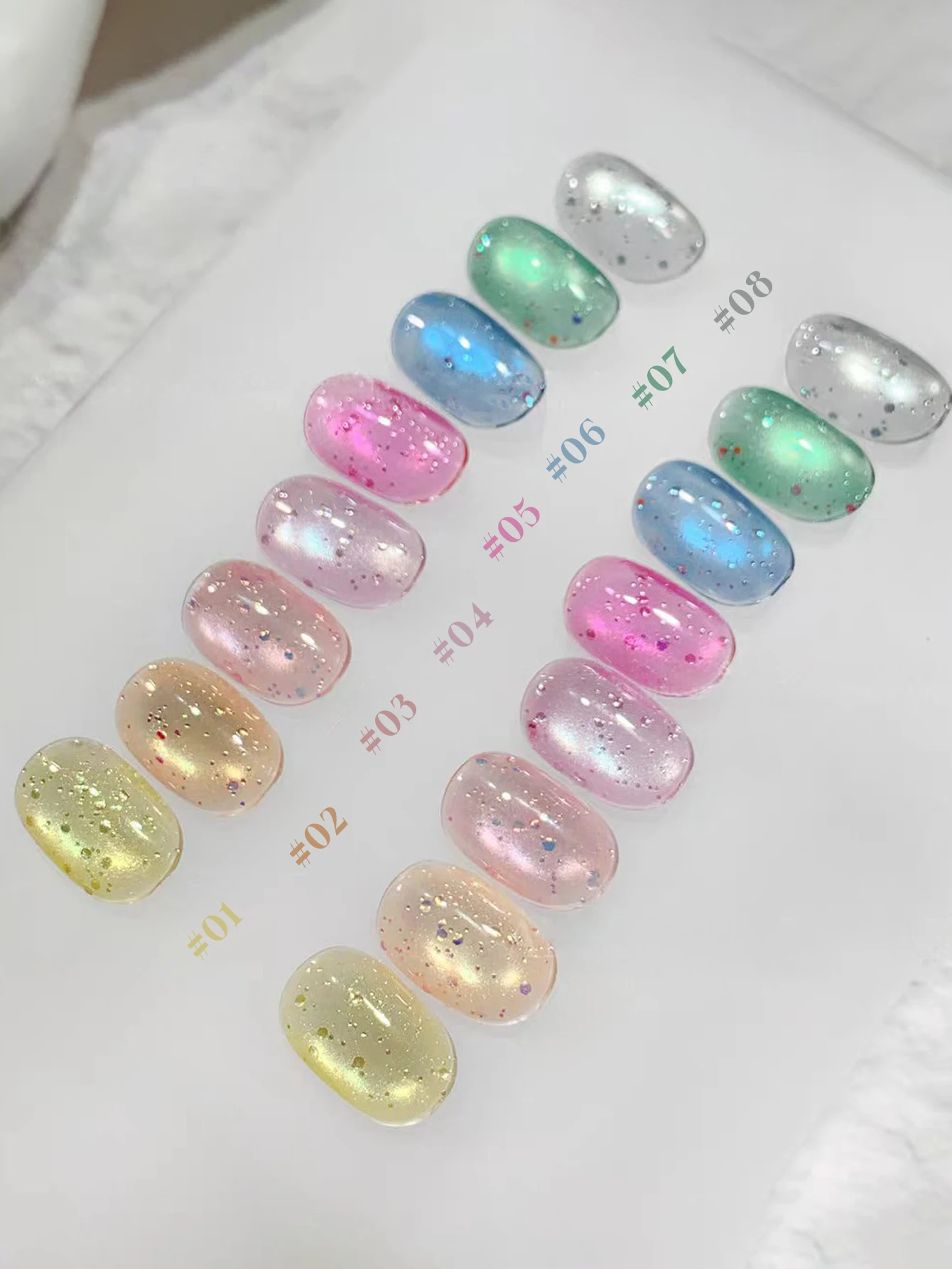Resin Art Supplies - 12ml Candy Glitter Cat Eye Gel
