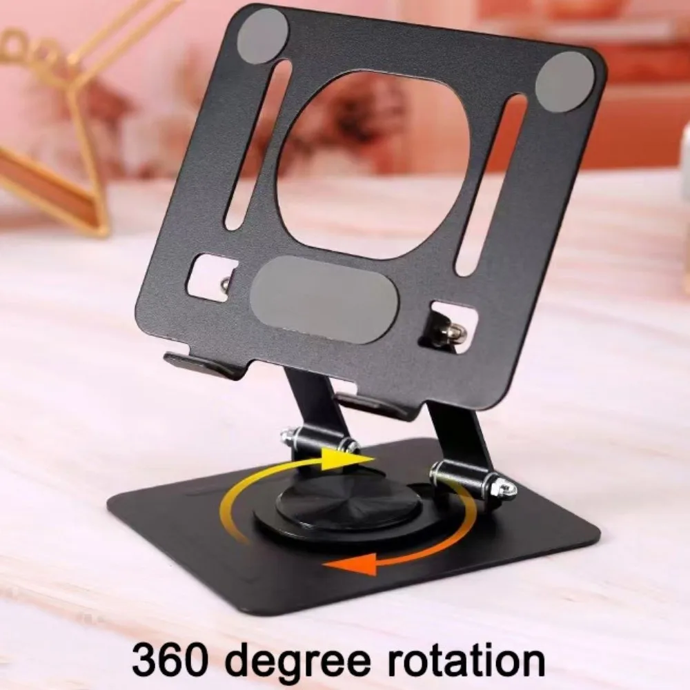 Stable 360° Rotation Tablet Stand Heat Dissipation Multi Angle Tablet Holder Anti Slip Foldable Tablet Phone Bracket Universal