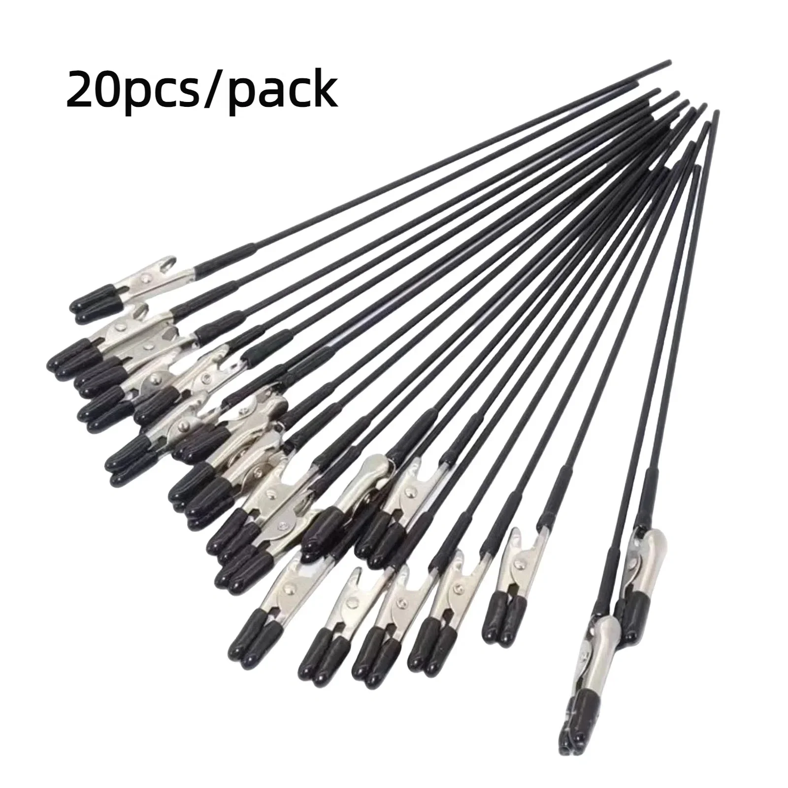 10pcs 20pcs Metal Model Paint Alligator Clip Clamp Stick with Rubber Tips For Gundam Model Airbrush Paint Hobby DIY Tool