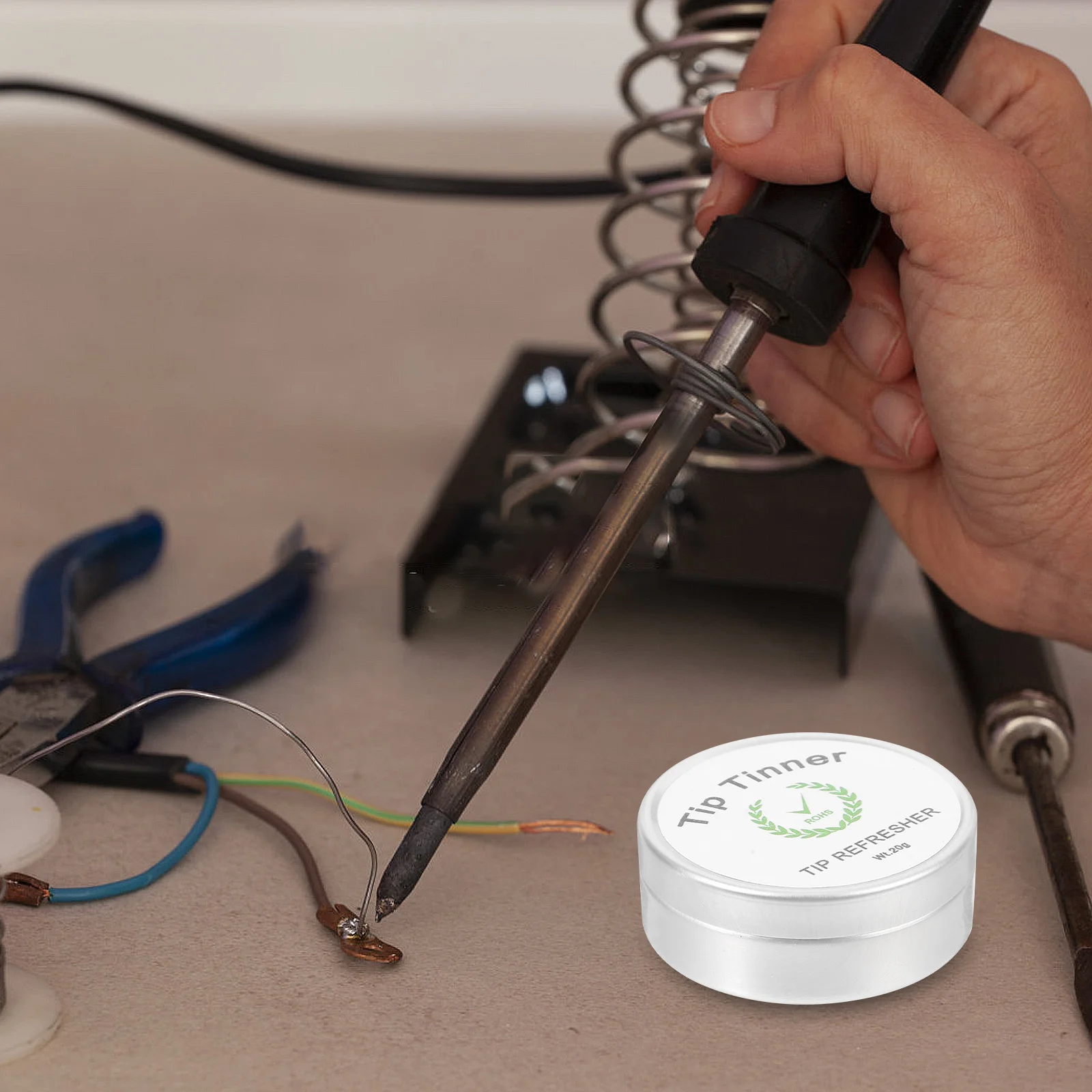 Soldeerpuntreiniger Lasbout Tip Refurbisher Tinerpasta Flux Vertinnenpasta Soldeerbout Tips Reinigingsgel