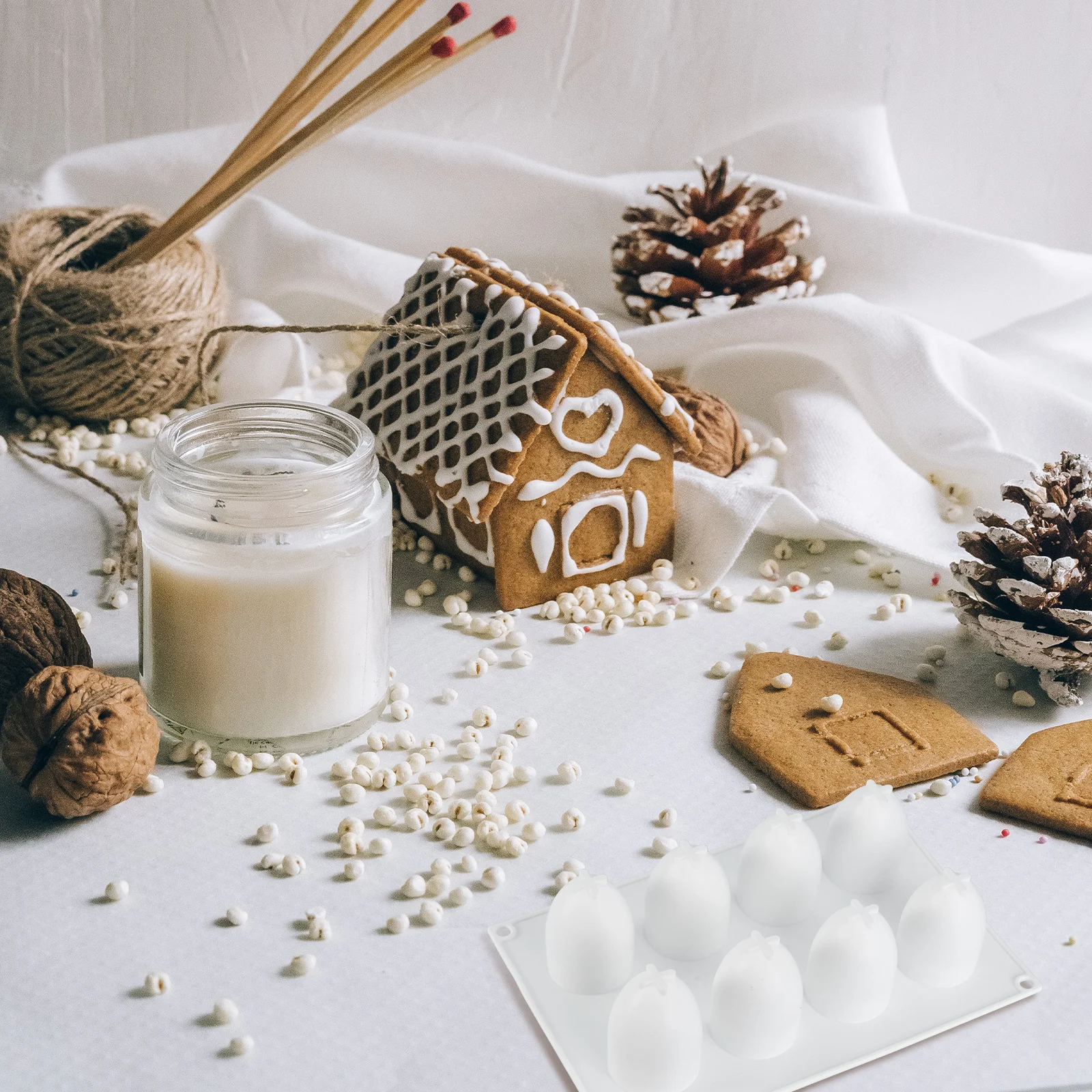 

Egg Shape Cake Mold Silicone Baking Tool Mousse Chocolate Ice Dessert -40 To 230℃ Oven Microwave Freezer Safe