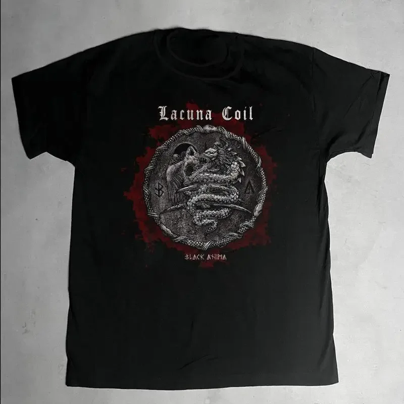 Black Anima Lacuna Coil Album Band For Fan S to 5XL T shirt