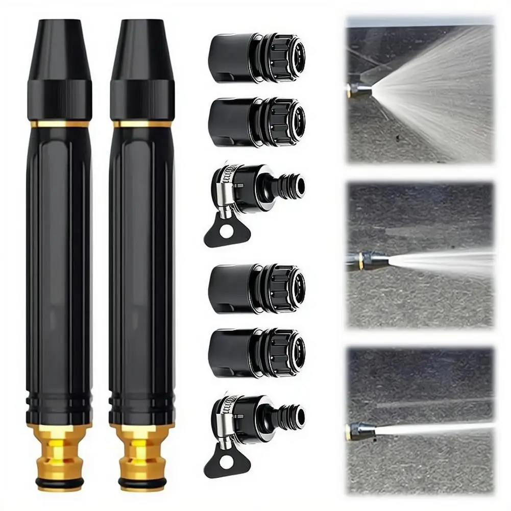 Upgraded High Pressure Car Wash Water Gun Adjustable Garden Hose Sprayer for Washing Car, Watering Plants & Vegetables