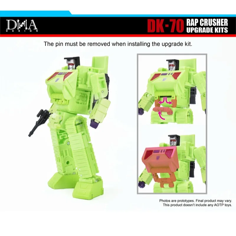 (限定ボーナス付き)DNA DK-70 / DK70 アップグレードアクセサリーセット - SS86 デバステーター (スクラッパー & ボーンクラッシャー) と互換性あり