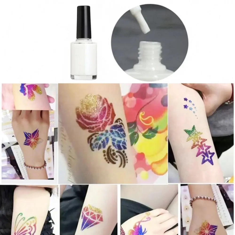 Diamond Body Painting Glitter Kit Temporary Tattoo Set Shinning Powder For Party Festival Makeup Cosmetic Decorative Supplies