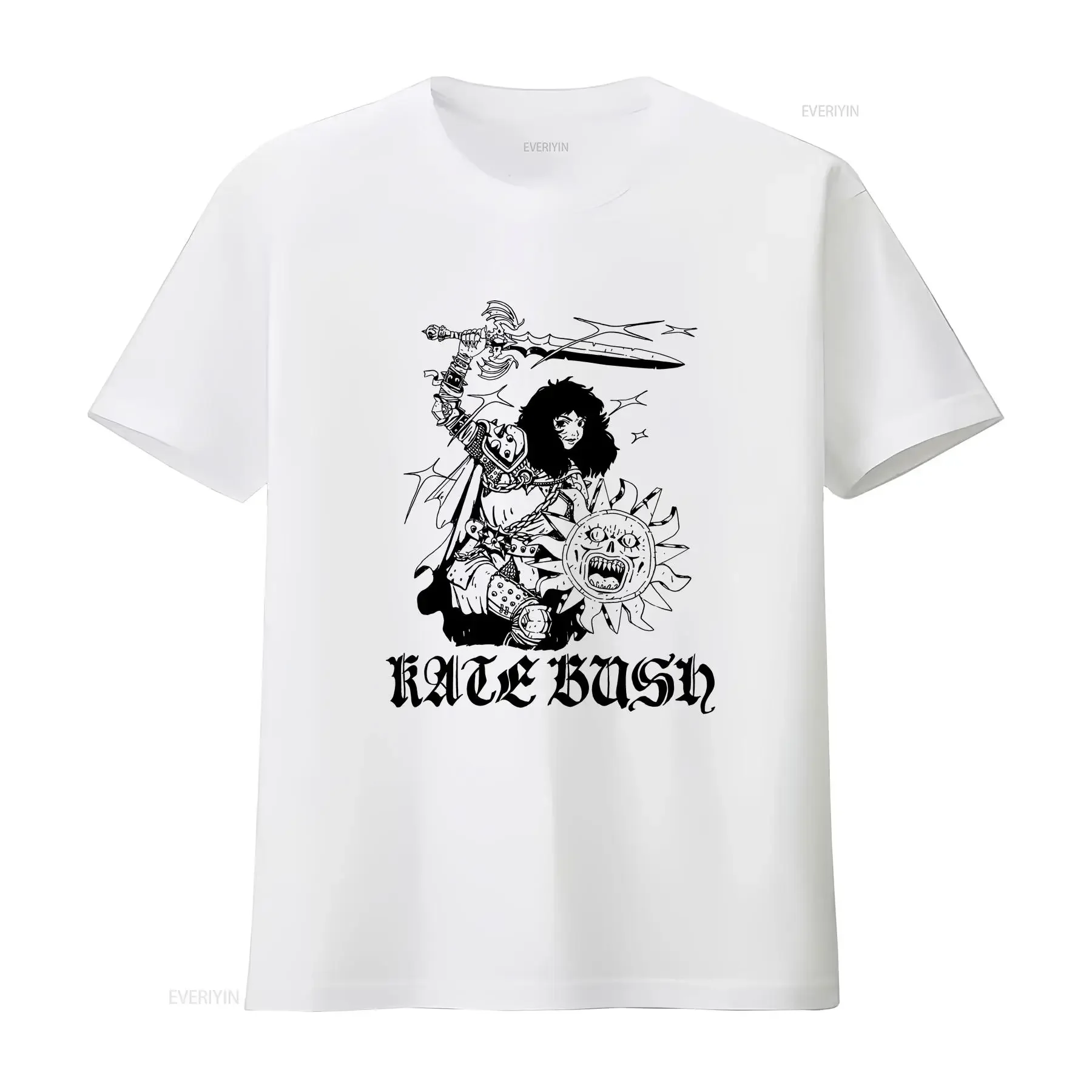 Hot Kate Bush Singer T Shirt Rare Black All Size U1358 vintage Washed Soft Comfortable Stylish fashion Stretched graphic