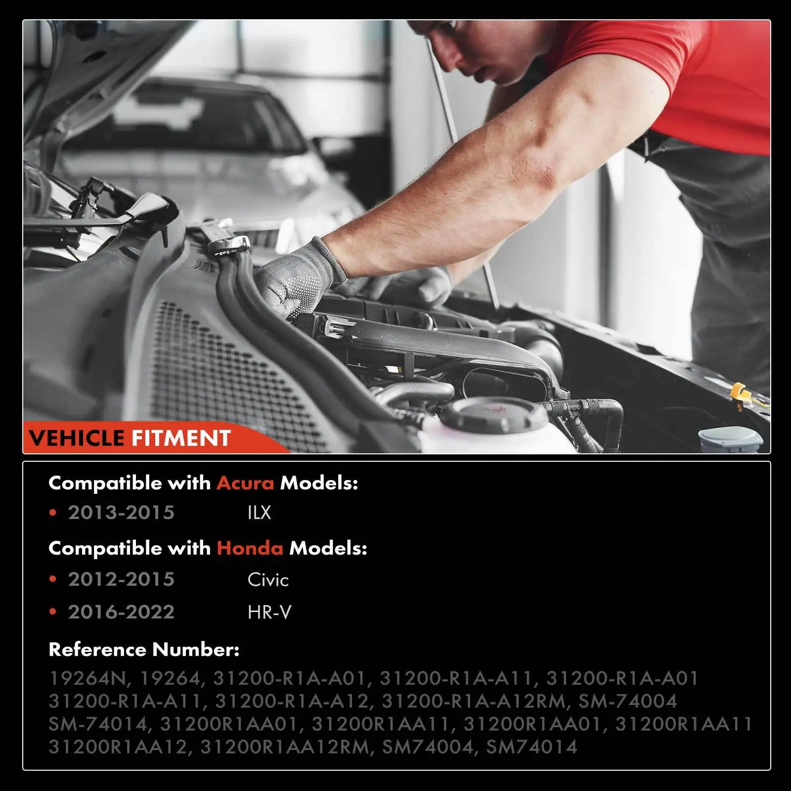كاتب موتور ل أكورا هوندا سيفيك HR-V 2016-2022 L4 1.8L 2.0L 1.4KW 12V CW 9T 31200-R1A-A11 ، 31200-R1A-A12