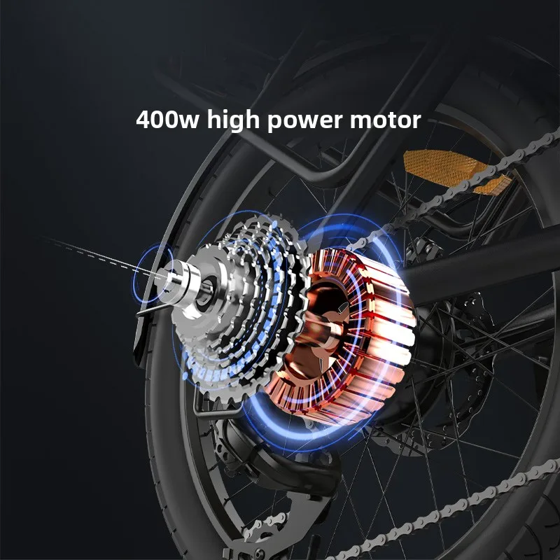Folding Electric Bicycle, Adult Leisure Commuting, Ultra-light Portable Electric Moped