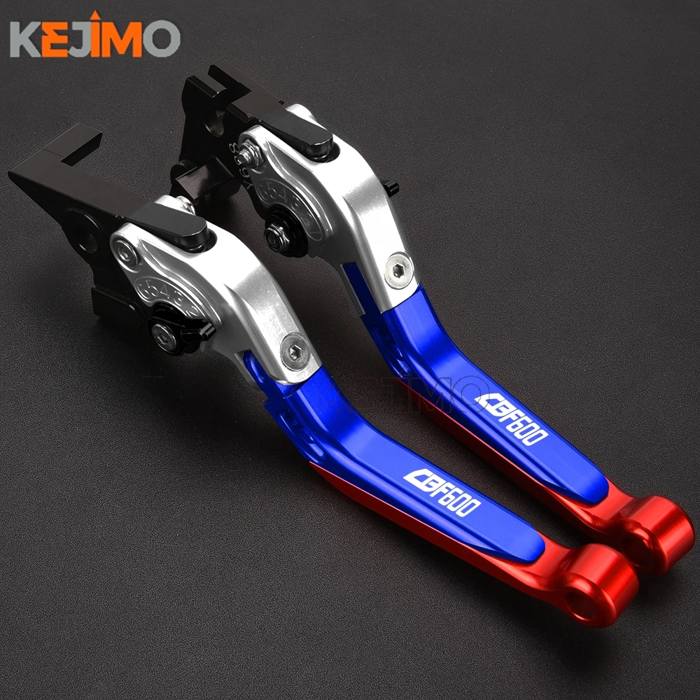 لهوندا CBF600 CBF 600 2006 2007 2008 2009 2010 2011 2012 2013 دراجة نارية الملحقات قابل للتعديل للطي دواسة فرامل العتلات #3