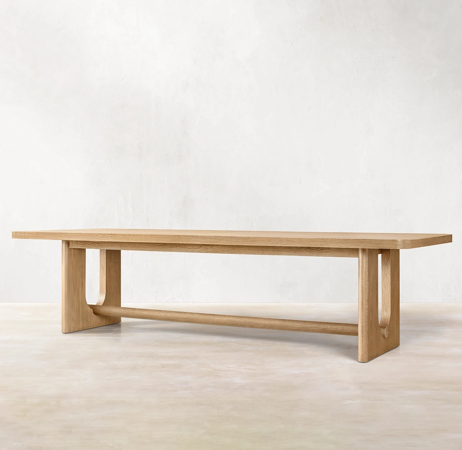 Modern Home Furniture Heavy Solid Oak Wood 6 8 10 Seat Restaurant Rectangular Wooden Dining Table