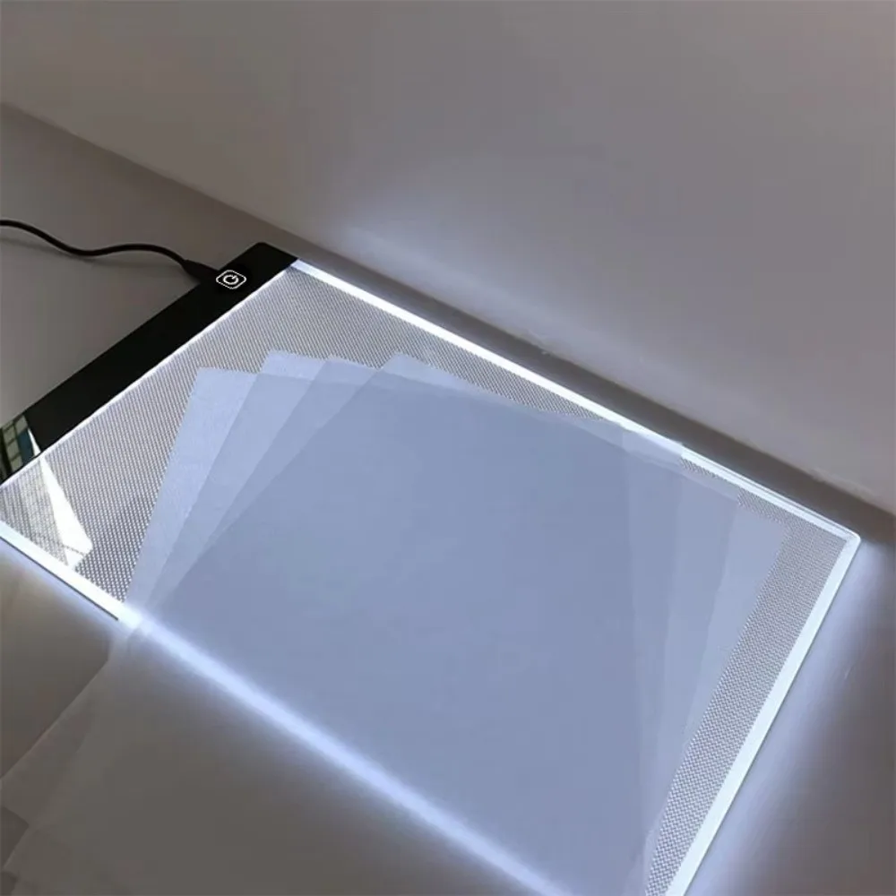 Three Level Dimmable Led Light Pad Brightness Adjustable Light-transmitting Drawing Board A4/A5 Eye Protection