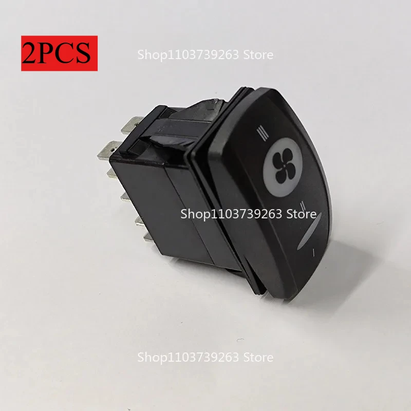 2PCS For Caterpillar CAT Excavator Forklift Construction Truck Parts Button  214-4695 Fan Switch