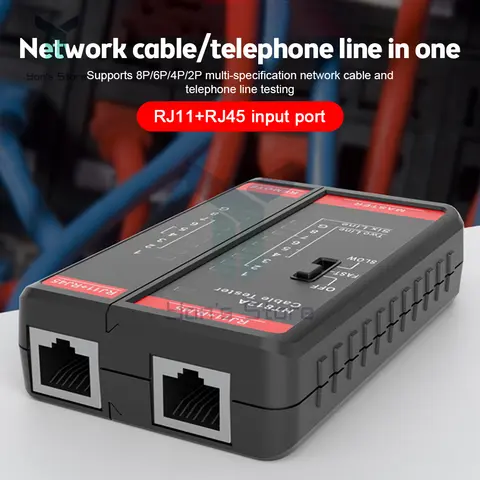 와이어 트래커 전화선 테스트 미터 HT812A UTP LAN 케이블 파인더 RJ11 RJ45 LAN 테스터 마스터 및 원격 세트 정렬 미터
