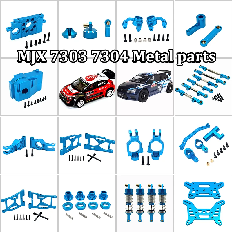 

MJX 1/7 RC Car Metal Upgrade Accessories Upgrade Spare Parts Rear Cup Steeringg Tie Rod Rear Lower Arm Shock Absorber Parts​