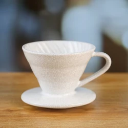 Cracked ceramic Design Food Grade material Pour Over barista Accessories 01 02 COFFEE Dripper Tools