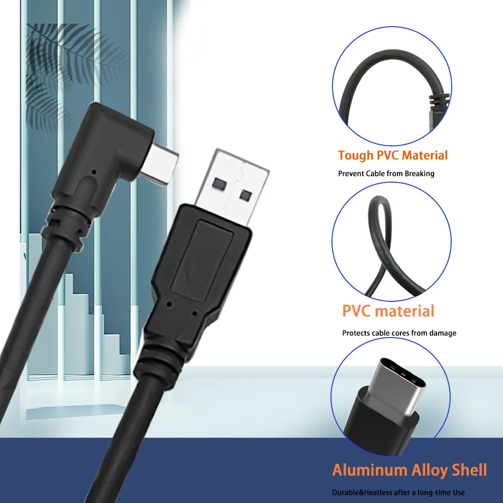 كابل رابط الواقع الافتراضي VR لـ Meta Quest 3 ، كابل الارتباط لسماعات الألعاب ، ، 5 أمتار ، ملحقات جديدة