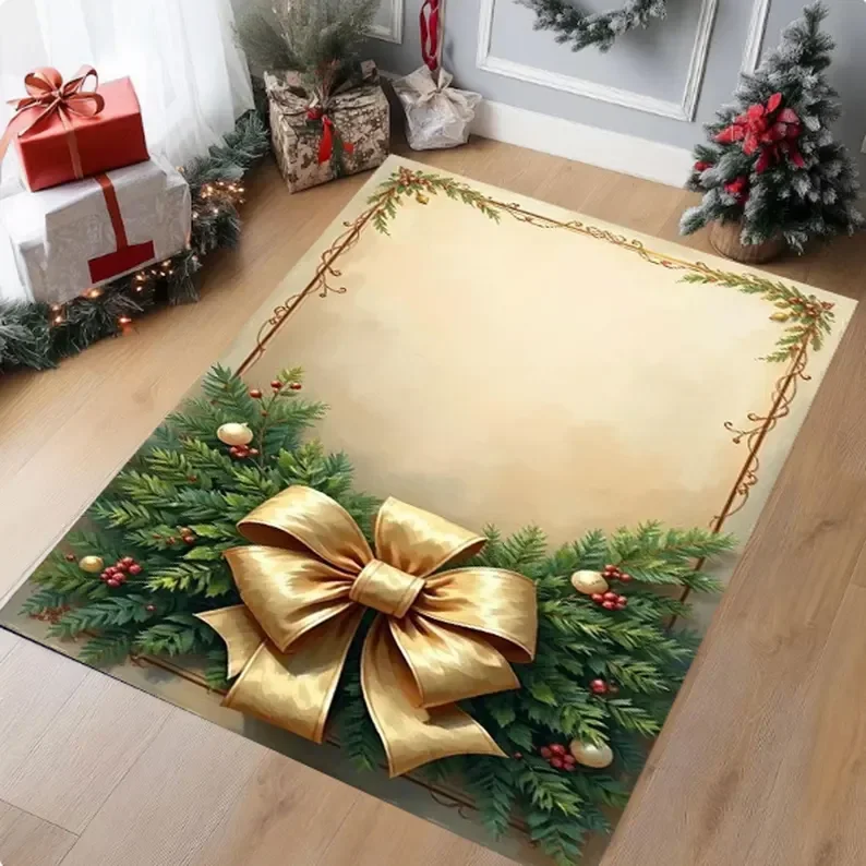 Christmas Gift Road Rug for Kids Christmas Gift Playground Rug Christmas Kids Room Xmas Rug Merry Christmas Rug New Year Rug
