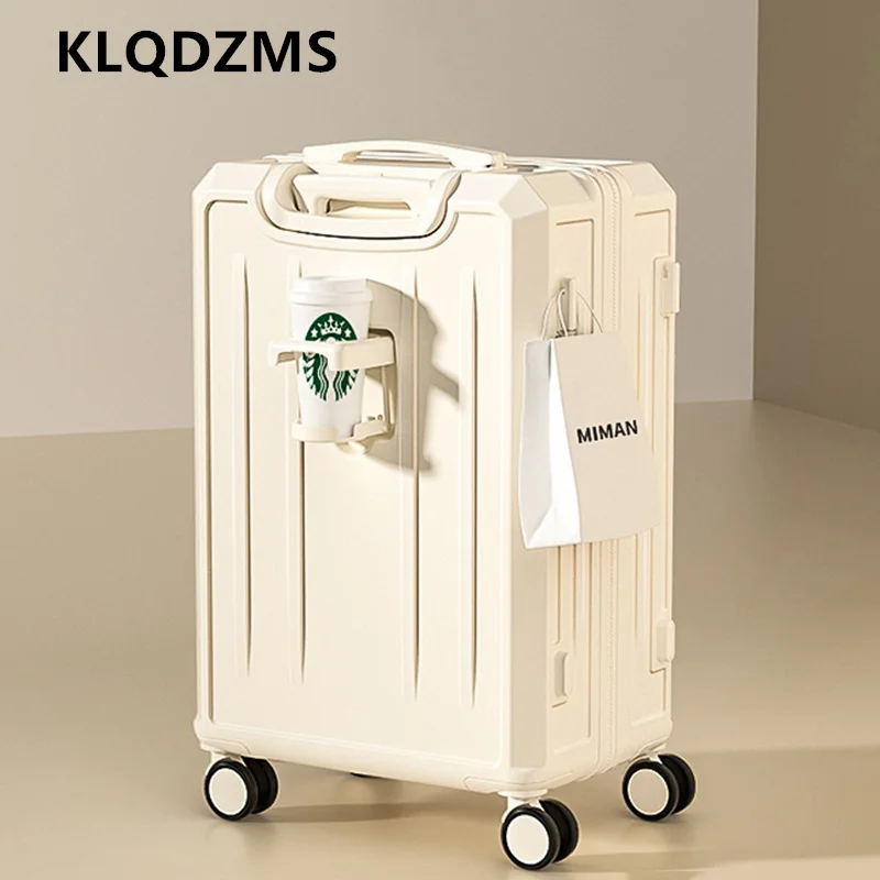 KLQDZMS USB Charging Suitcase Multifunctional Boarding Box 20