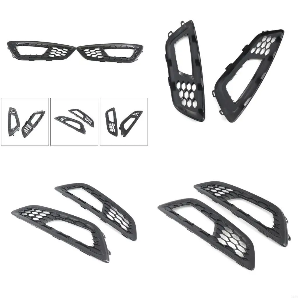 

Front Bumper Fog Light Lamp Cover Bezel Trim Grille Frame for Focus 2015-2018 X13D