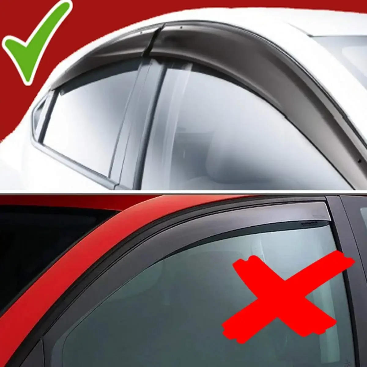 High Qualiuty Car Side Window Deflector Visor Vent For Ford Focus 2 MK2 Hatchback Sedan 2005-2011 Awnings Shelters Protector