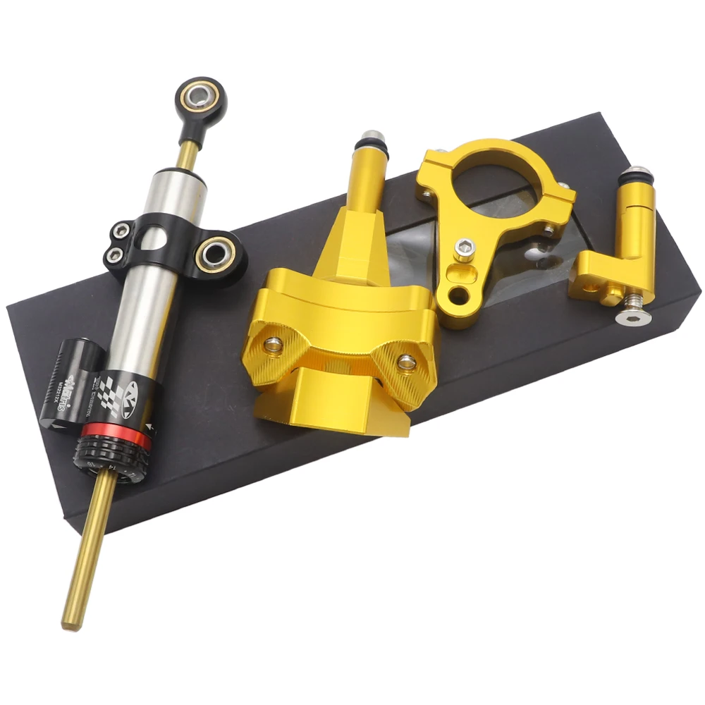 CNC Aluminum Motorcycle Damper Steering Stabilize Safety Control For kawasaki Ninja400 ninja 400 ZX-4R ZX4R 2018 2019 2020 - Image 3