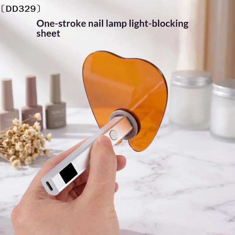 Nail Beauty Salon Devices Plastic Light-Blocking Baffle For Straight-Shaped Nail Uv Lamp Protective Goggles 〔DD329〕