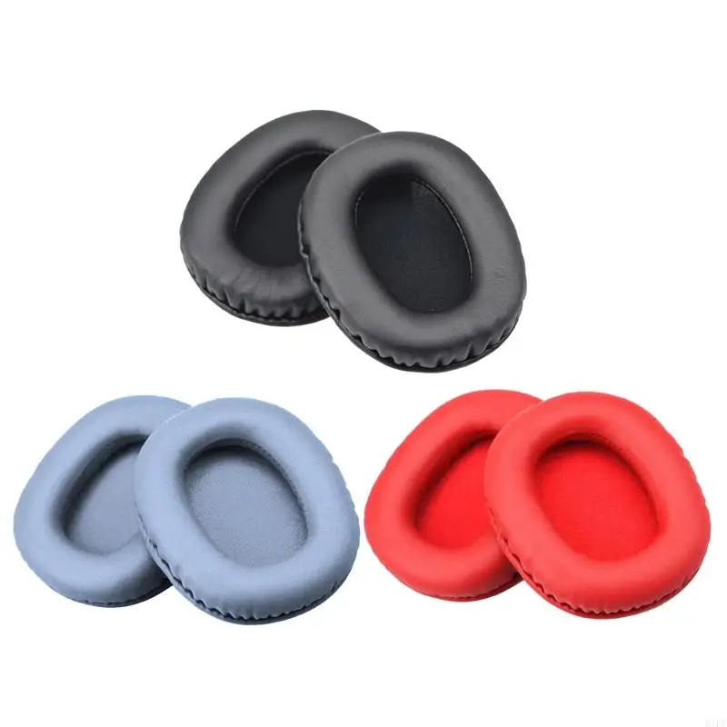 E1PFReplacement Memory Sponge Mesh/leather Ear Pads Cushion For Edifier W800BT W808BT K800 Headphone EarPads Cover Earmuff