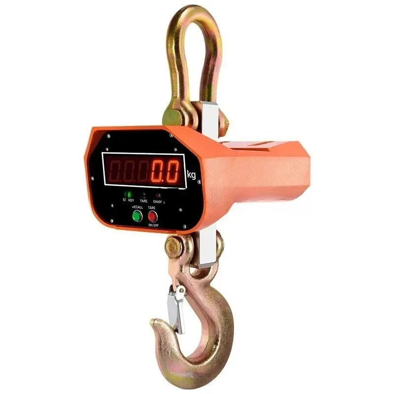 Industrial Digital Wireless Crane Scale 3T 5T 10T Heavy Duty Electronic Hanging Weighing Scale with Remote Control